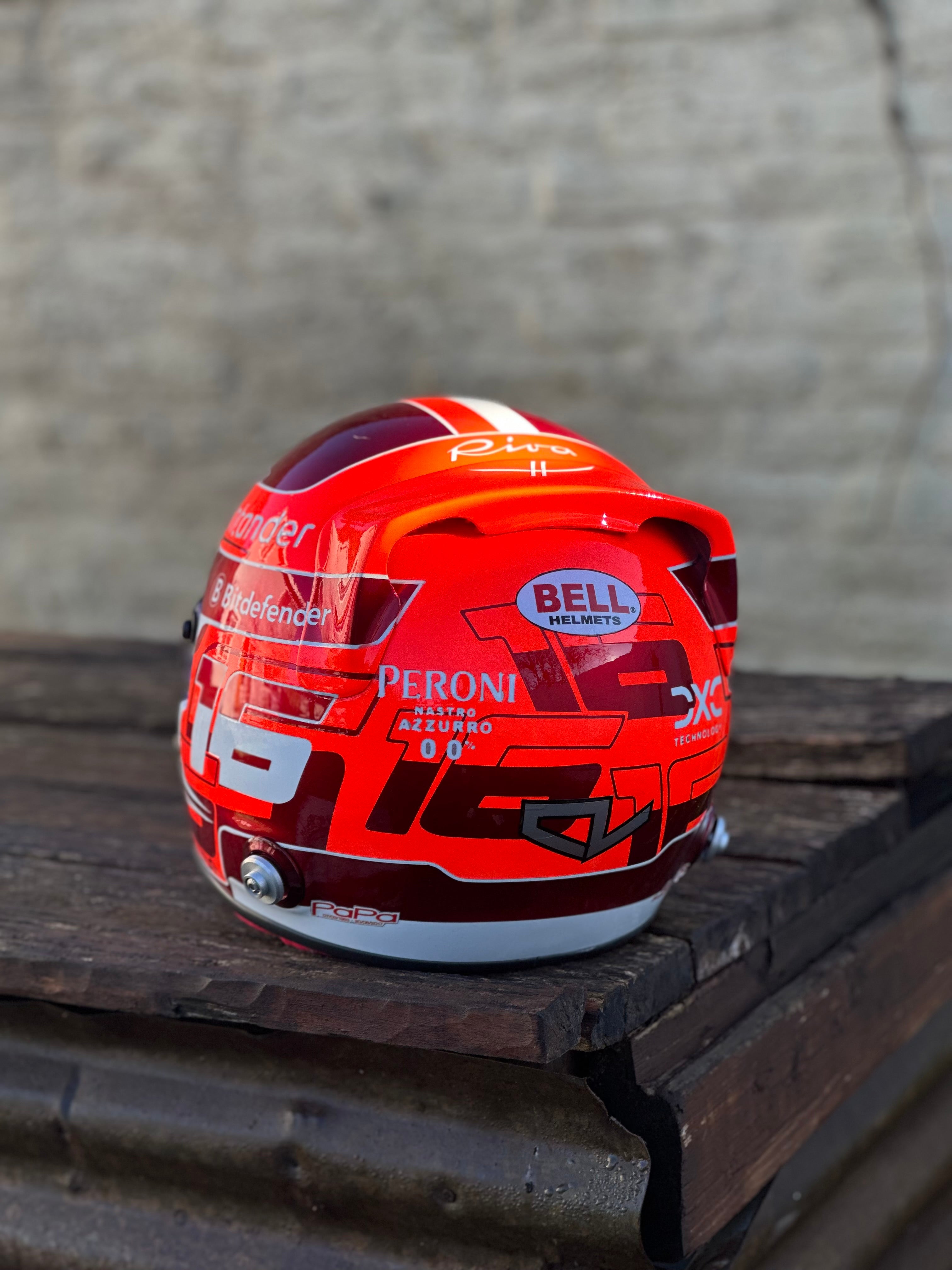Charles Leclerc Ferrari F1 Helmet Replica – 2024 Season Edition