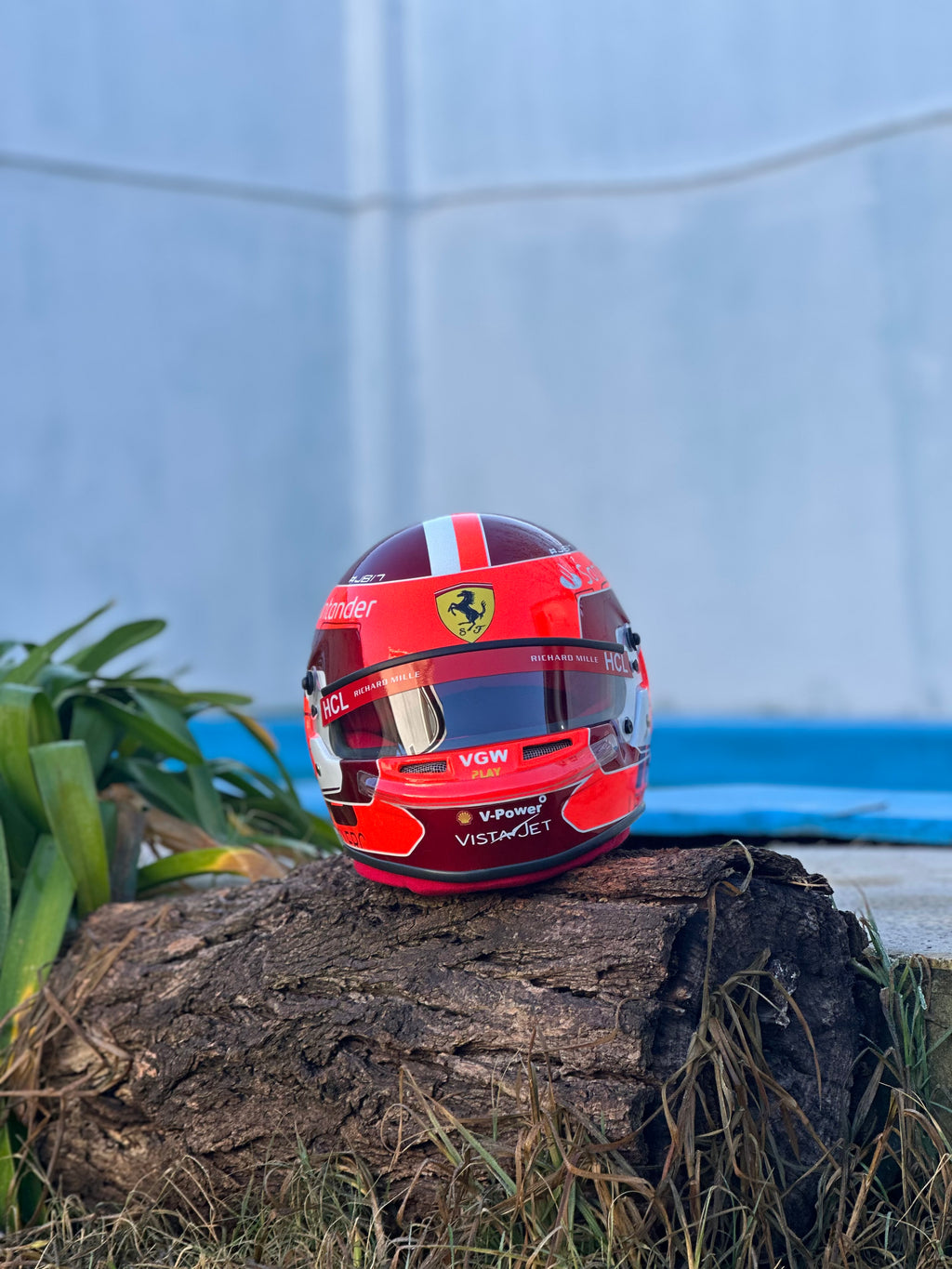 Charles Leclerc Ferrari F1 Helmet Replica – 2024 Season Edition