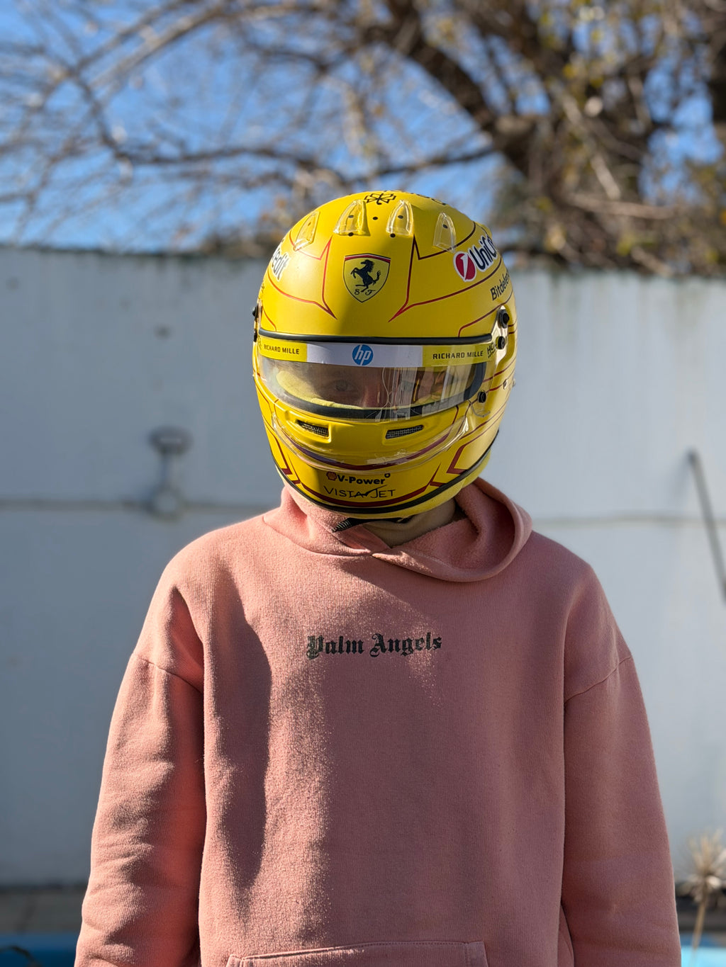 Lewis Hamilton 2026 Ferrari F1 Helmet Replica – Yellow Edition