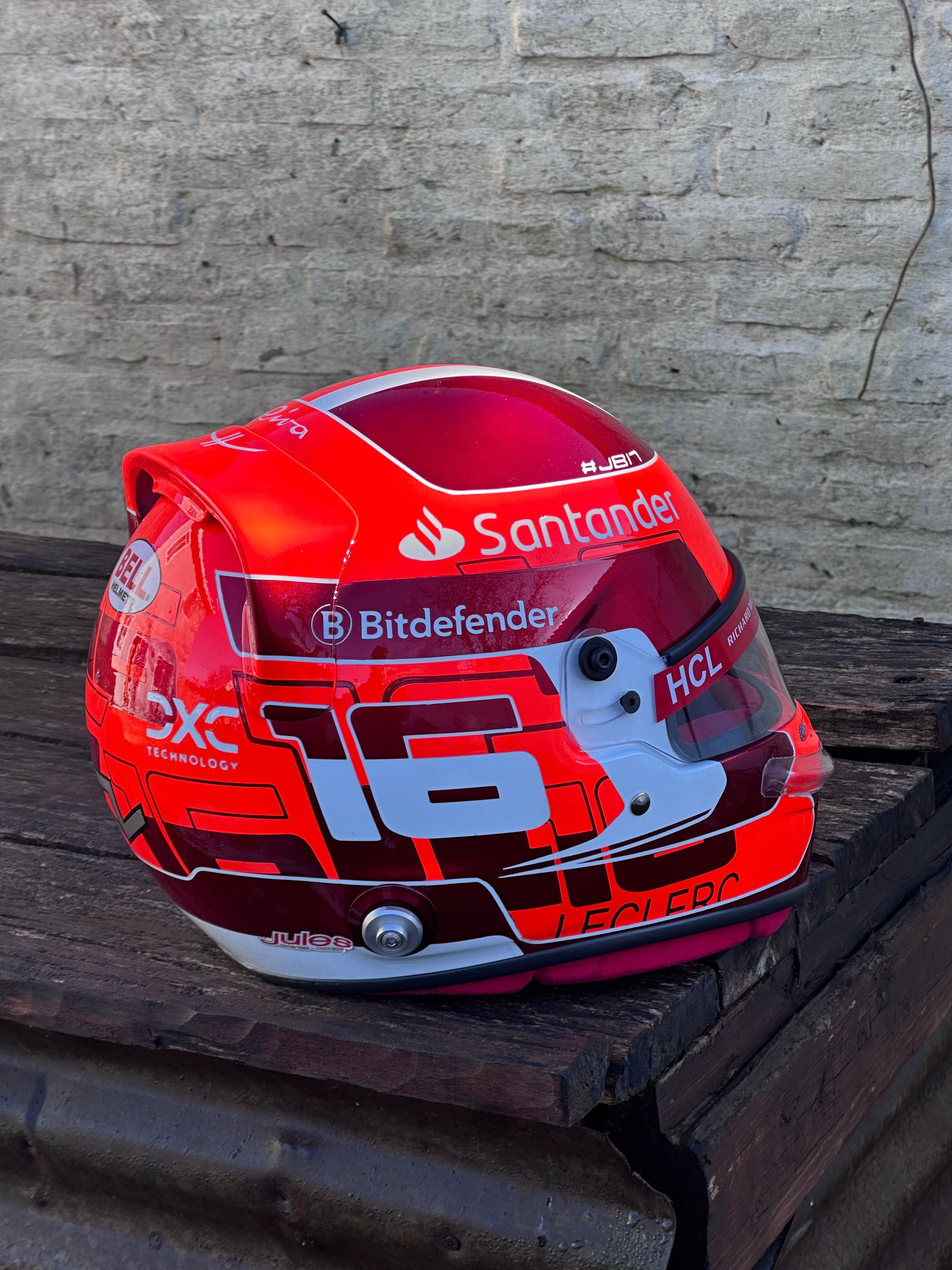 Charles Leclerc Ferrari F1 Helmet Replica – 2024 Season Edition