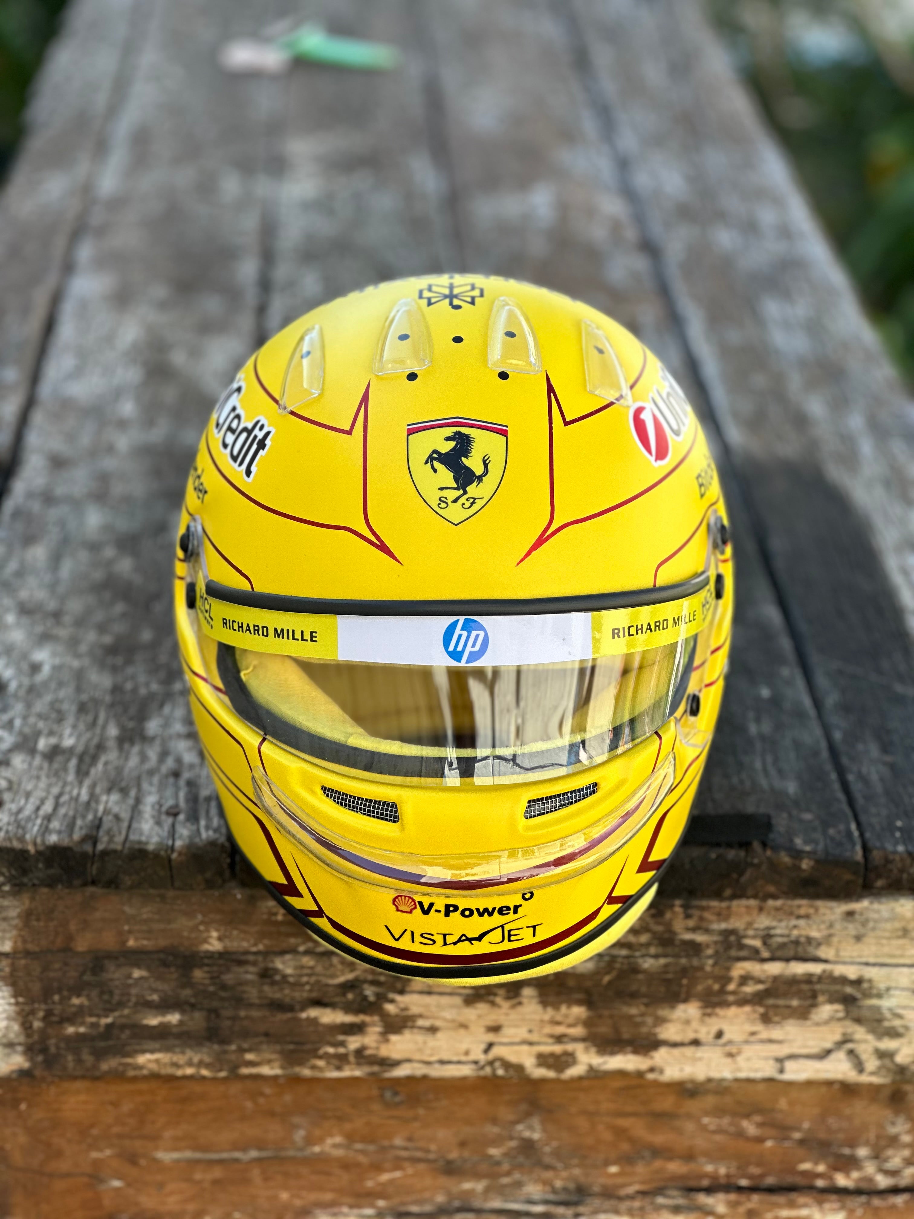 Lewis Hamilton 2026 Ferrari F1 Helmet Replica – Yellow Edition