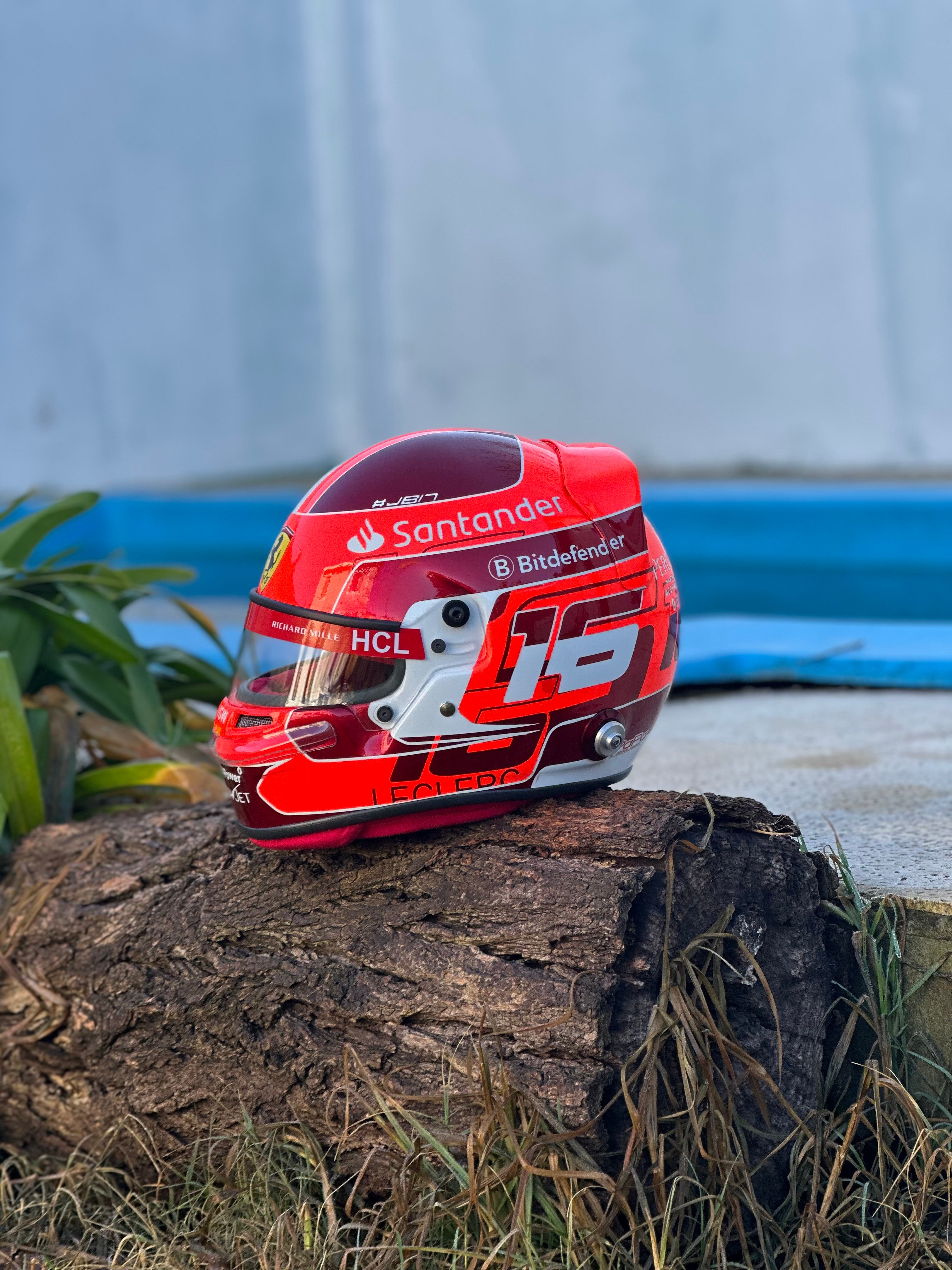 Charles Leclerc Ferrari F1 Helmet Replica – 2024 Season Edition
