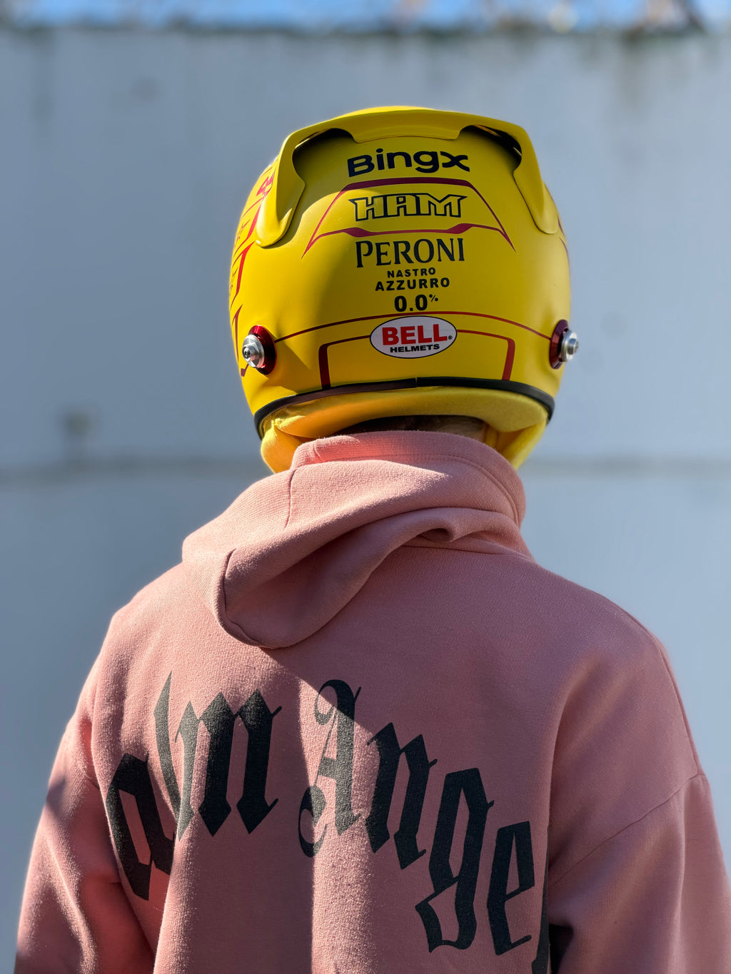 Lewis Hamilton 2026 Ferrari F1 Helmet Replica – Yellow Edition