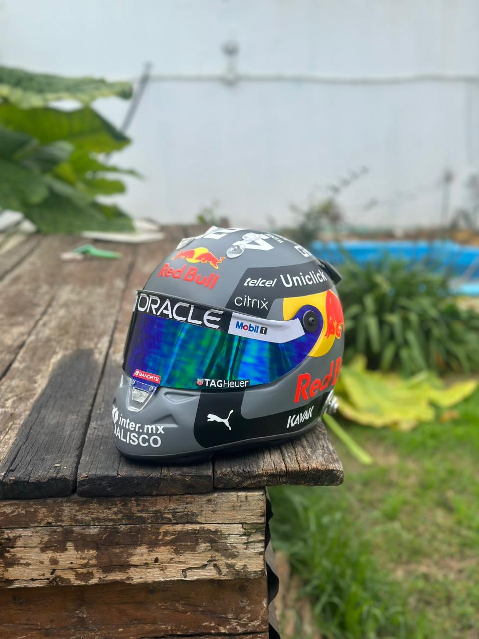 Red Bull Racing Replica Helmet – Full Scale Handmade Collectible