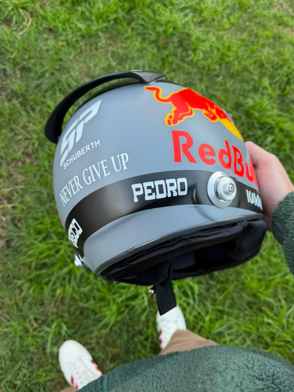 Red Bull Racing Replica Helmet – Full Scale Handmade Collectible
