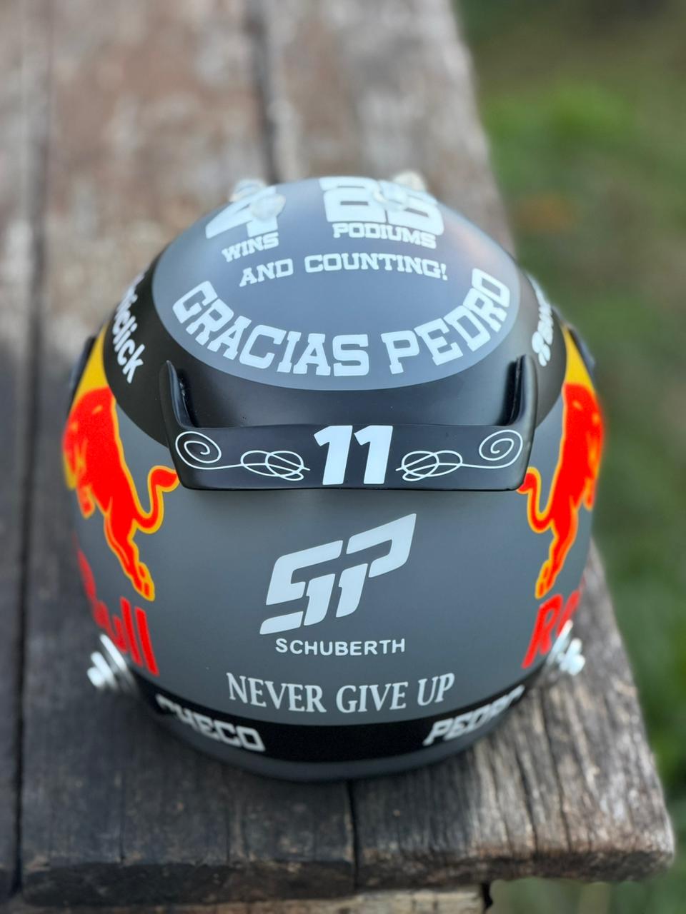 Red Bull Racing Replica Helmet – Full Scale Handmade Collectible