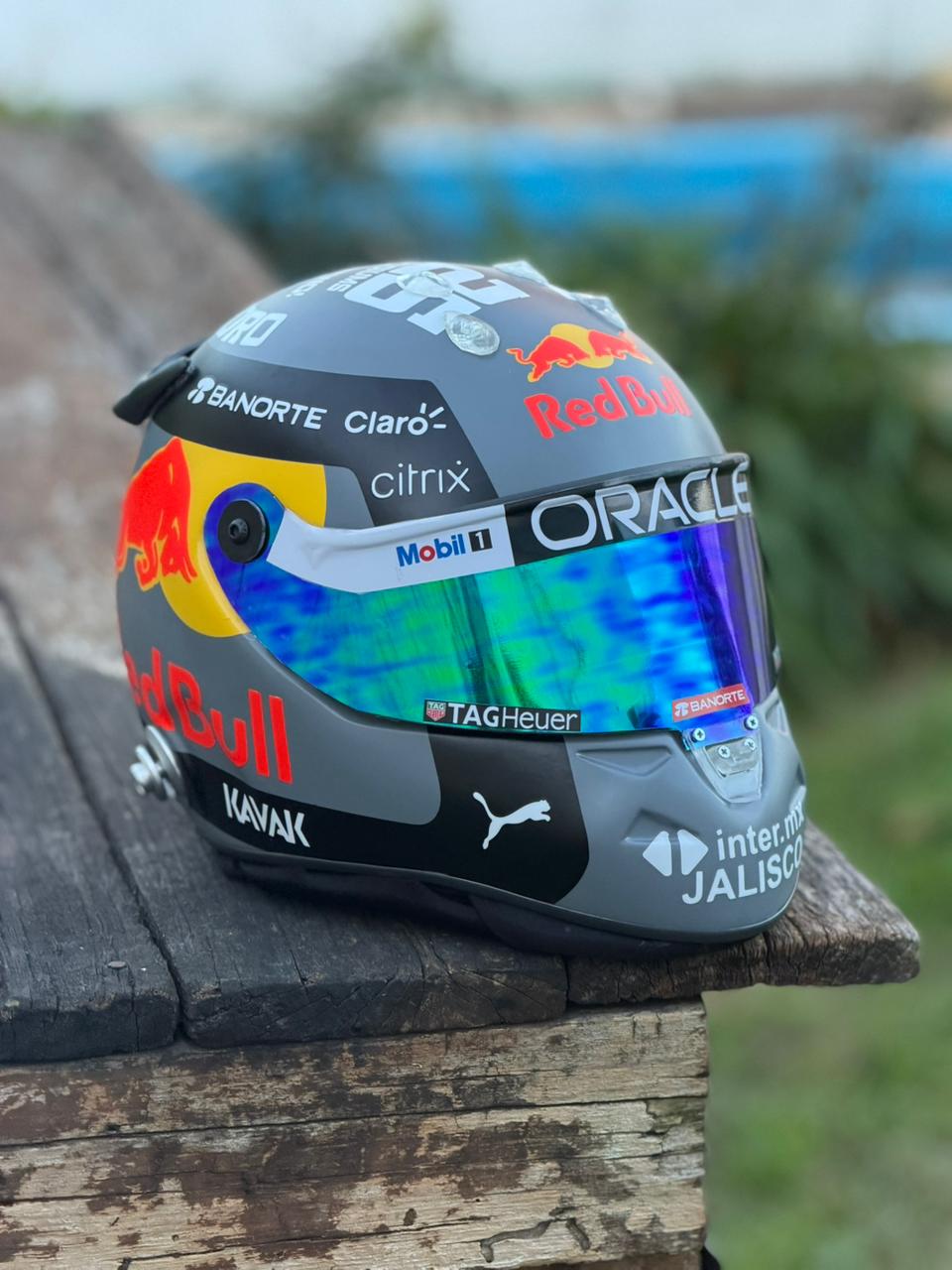 Red Bull Racing Replica Helmet – Full Scale Handmade Collectible