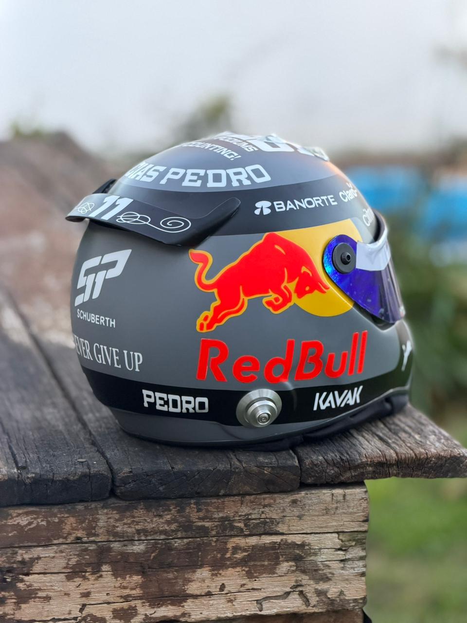 Red Bull Racing Replica Helmet – Full Scale Handmade Collectible