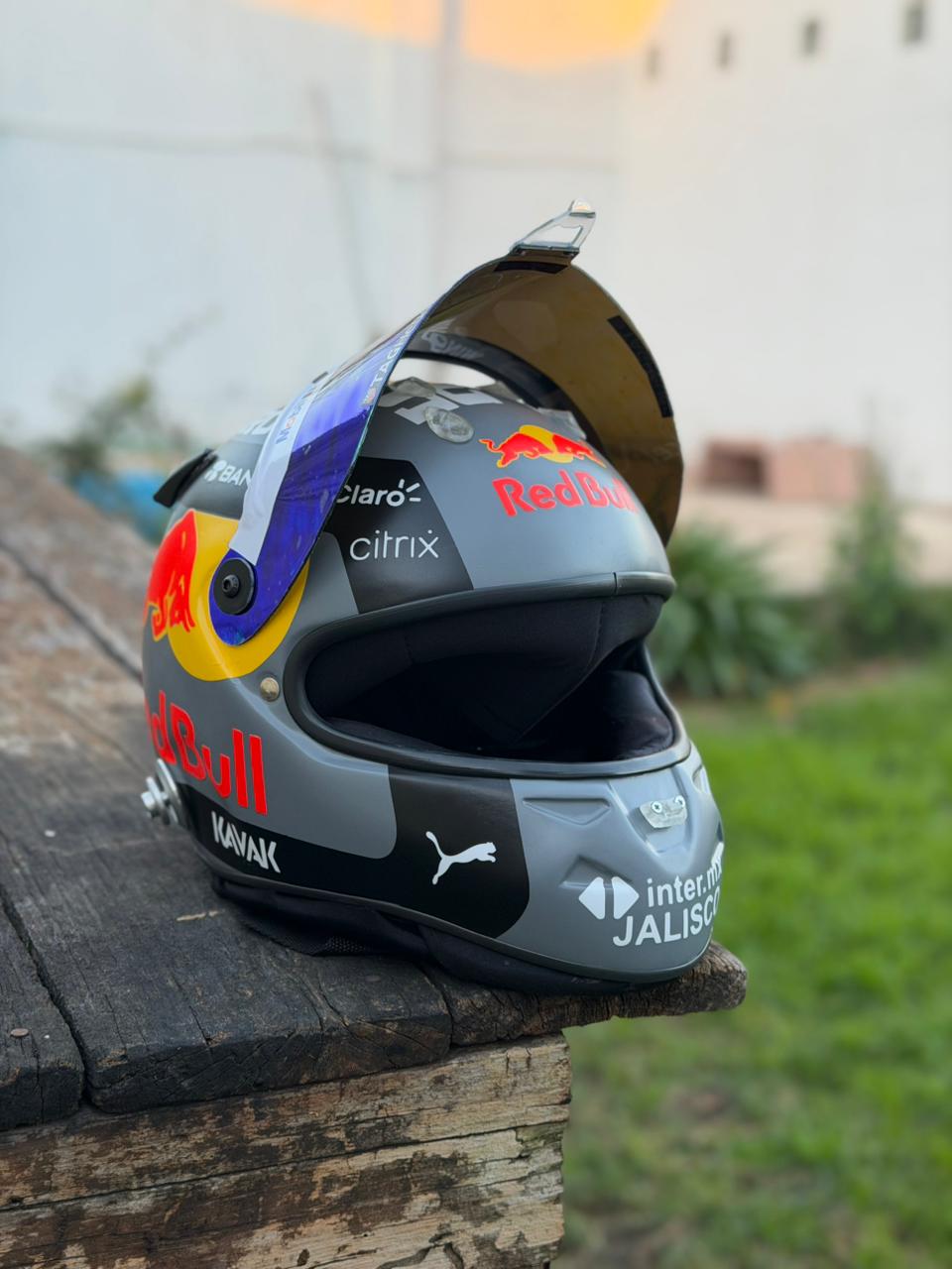 Red Bull Racing Replica Helmet – Full Scale Handmade Collectible