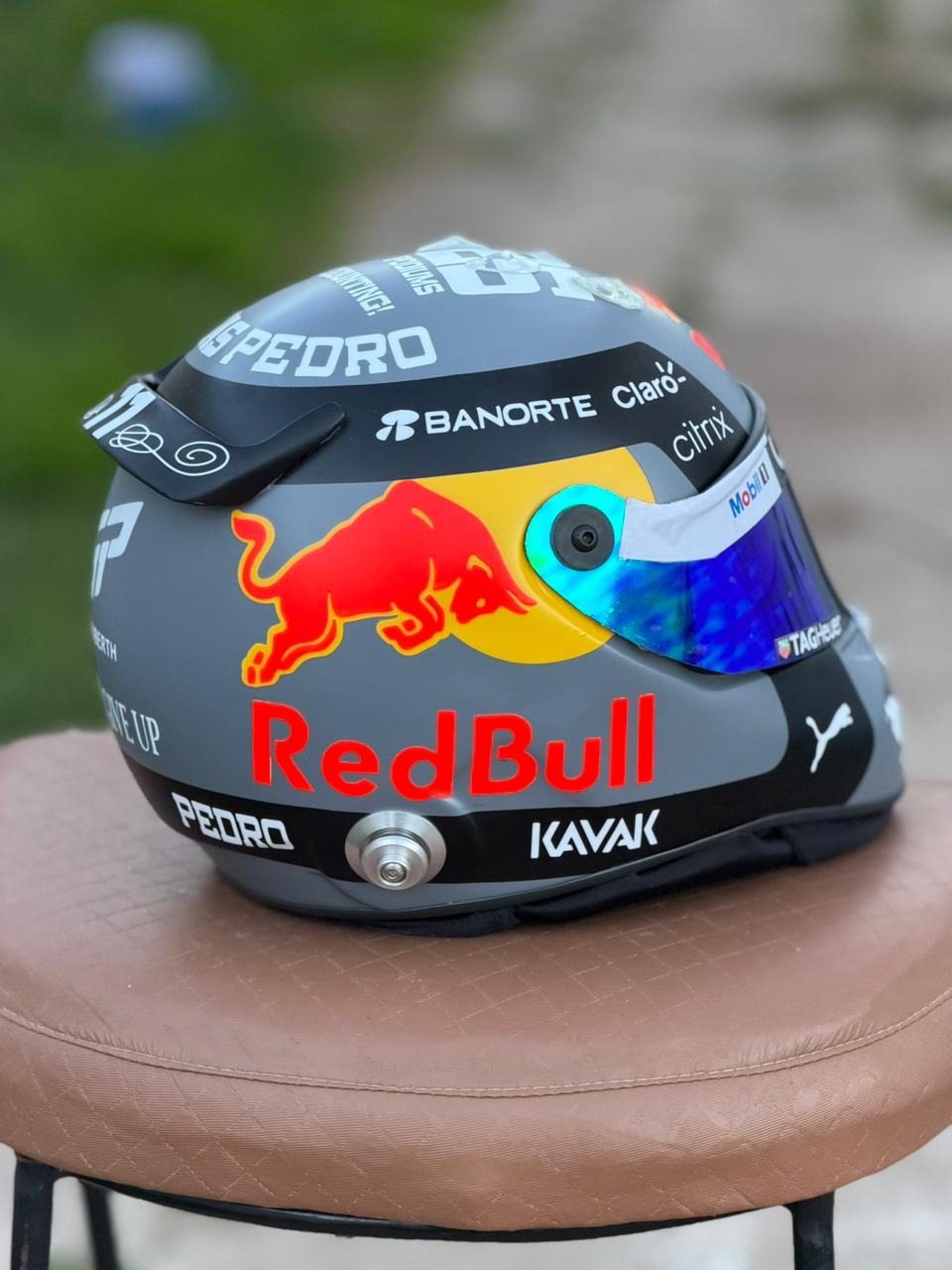 Red Bull Racing Replica Helmet – Full Scale Handmade Collectible