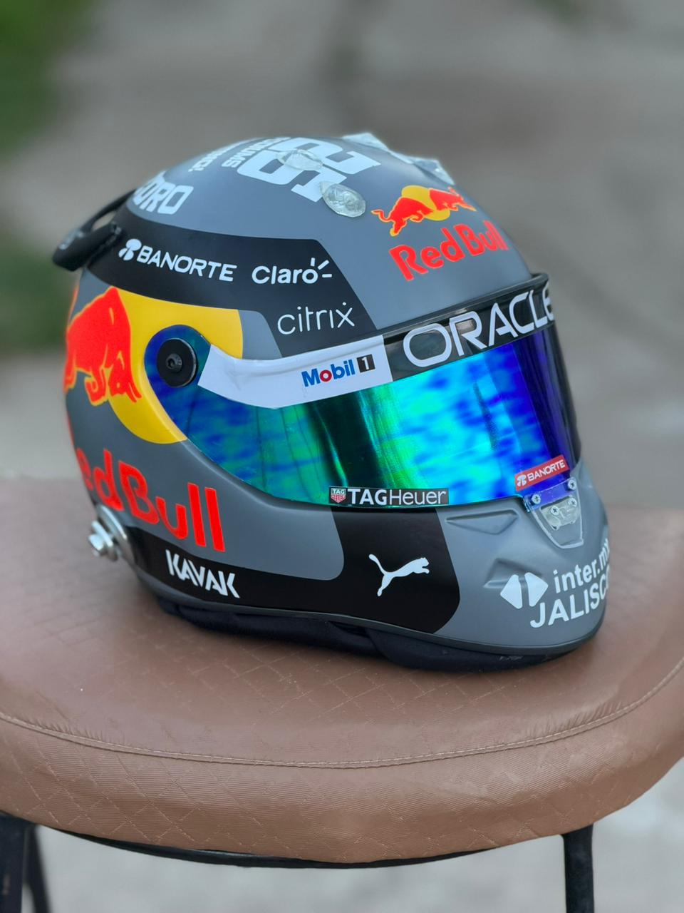 Red Bull Racing Replica Helmet – Full Scale Handmade Collectible
