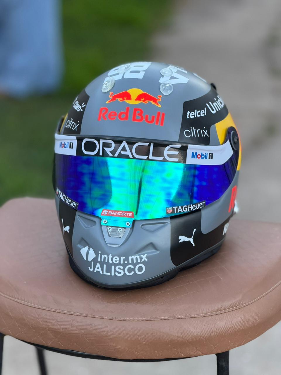 Red Bull Racing Replica Helmet – Full Scale Handmade Collectible