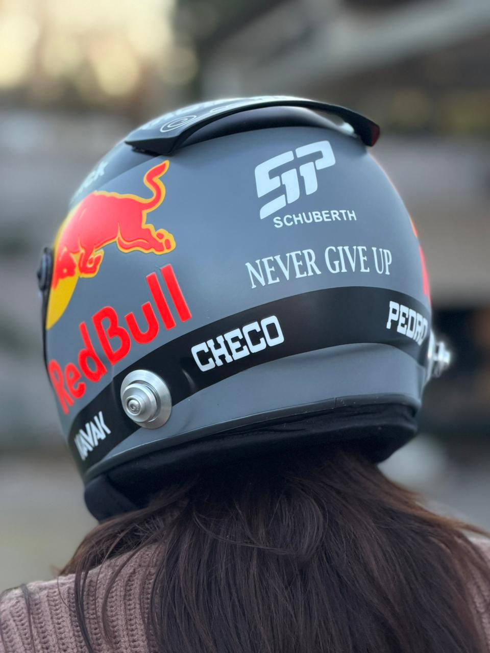 Red Bull Racing Replica Helmet – Full Scale Handmade Collectible