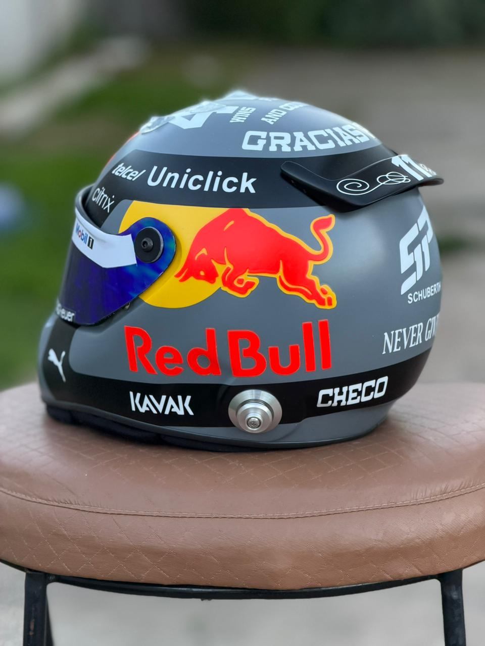 Red Bull Racing Replica Helmet – Full Scale Handmade Collectible