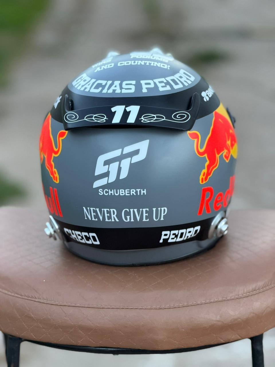 Red Bull Racing Replica Helmet – Full Scale Handmade Collectible