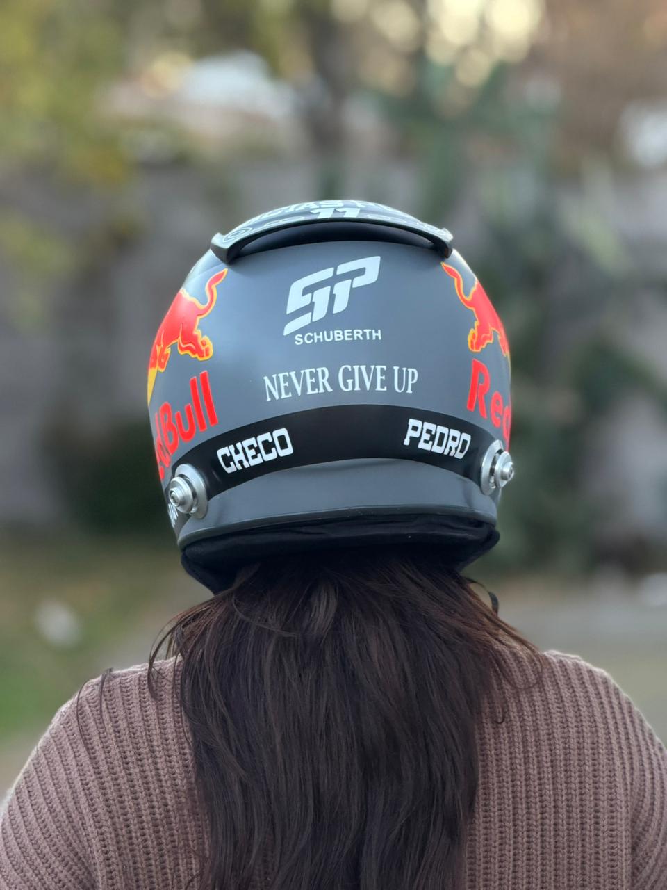 Red Bull Racing Replica Helmet – Full Scale Handmade Collectible