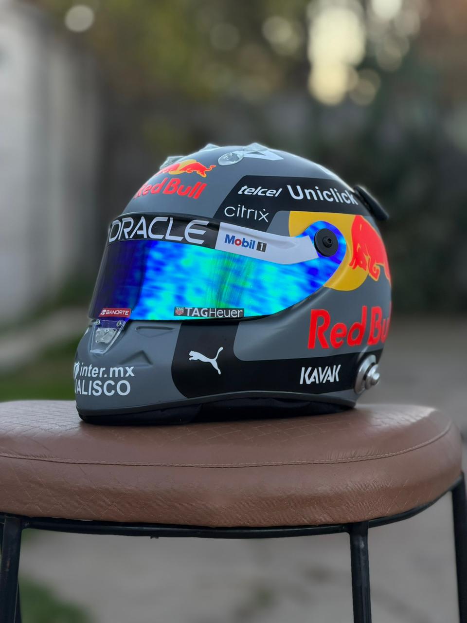 Red Bull Racing Replica Helmet – Full Scale Handmade Collectible