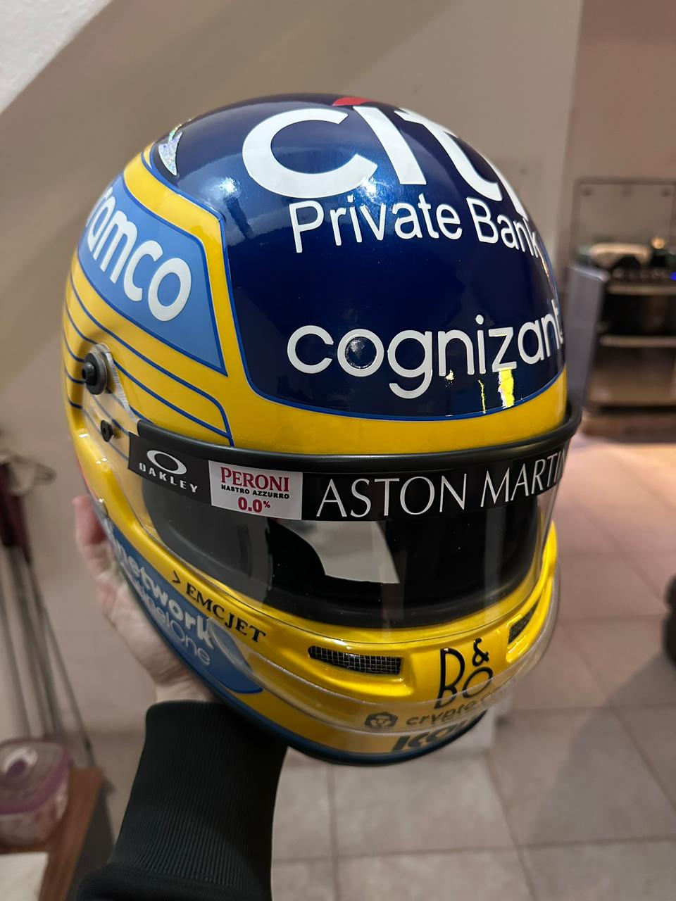 Fernando Alonso Aston Martin F1 Helmet Replica – 2023 Season Edition