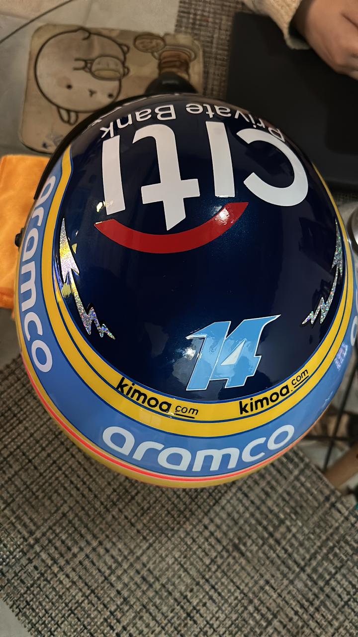 Fernando Alonso Aston Martin F1 Helmet Replica – 2023 Season Edition