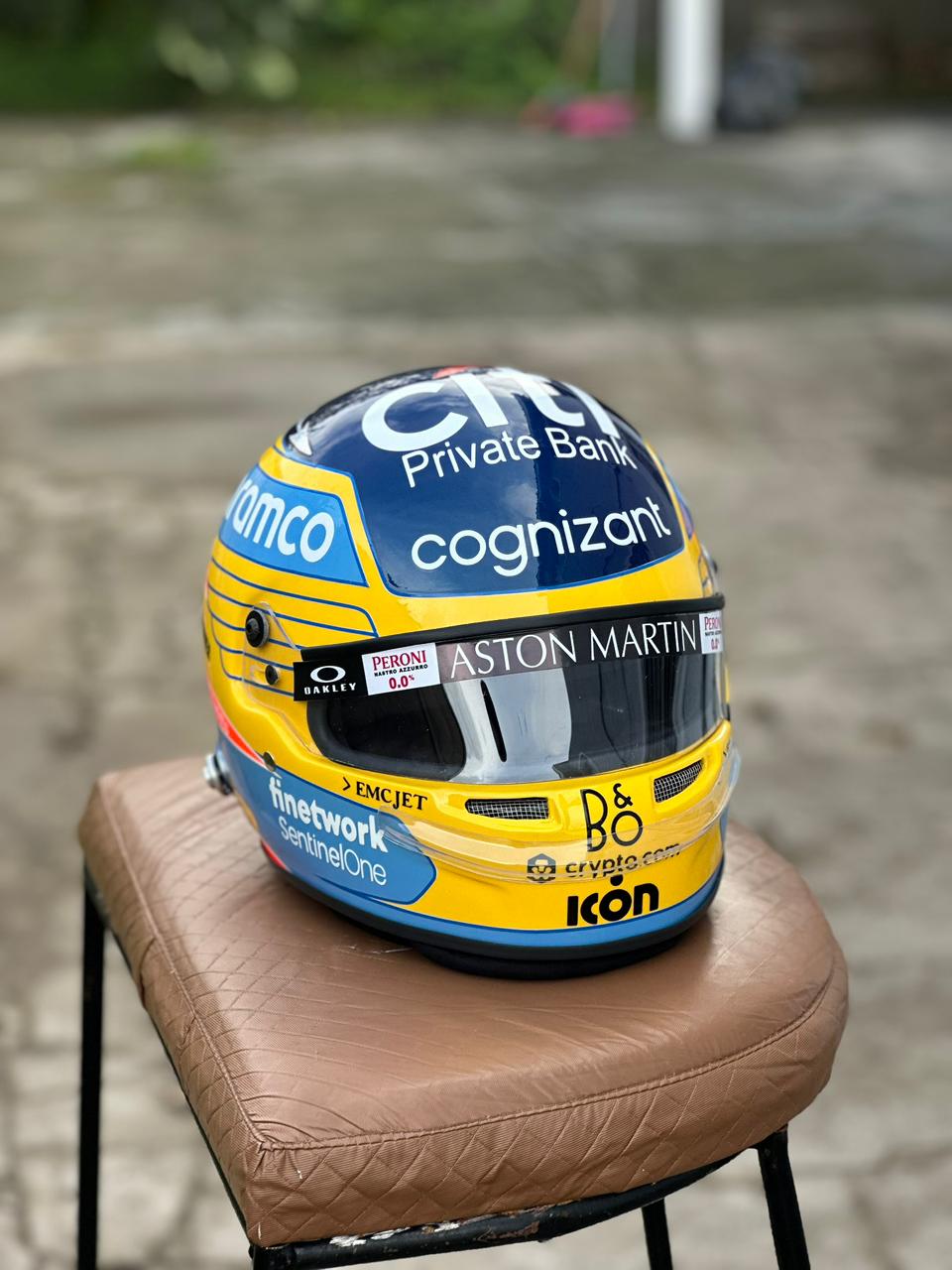 Fernando Alonso Aston Martin F1 Helmet Replica – 2023 Season Edition