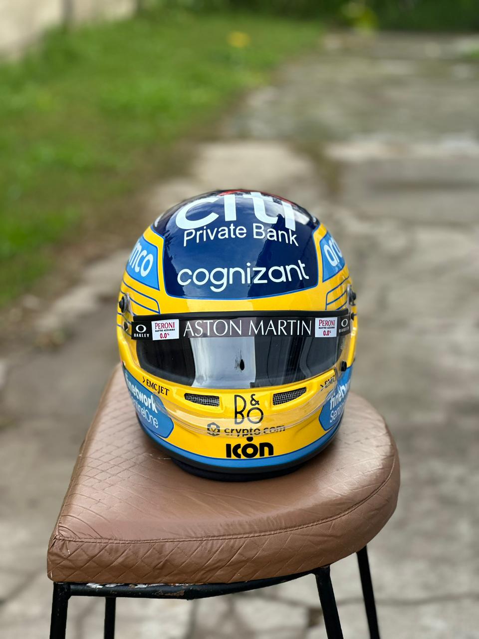 Fernando Alonso Aston Martin F1 Helmet Replica – 2023 Season Edition