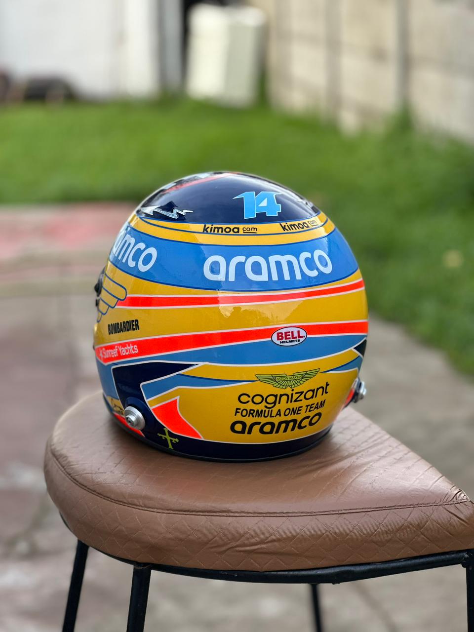 Fernando Alonso Aston Martin F1 Helmet Replica – 2023 Season Edition