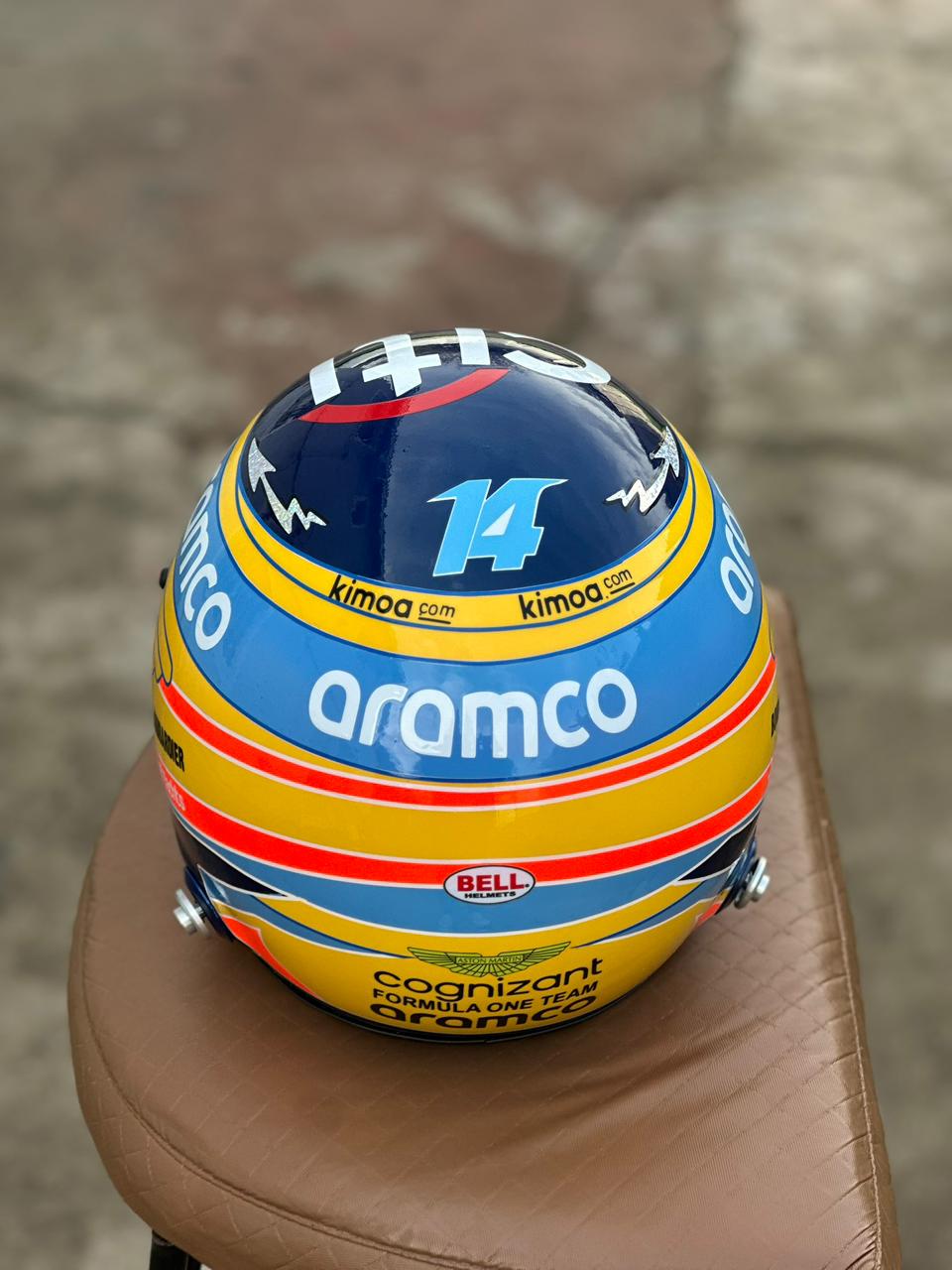 Fernando Alonso Aston Martin F1 Helmet Replica – 2023 Season Edition