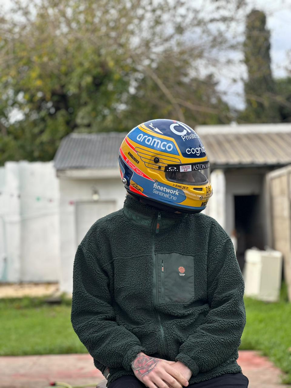 Fernando Alonso Aston Martin F1 Helmet Replica – 2023 Season Edition