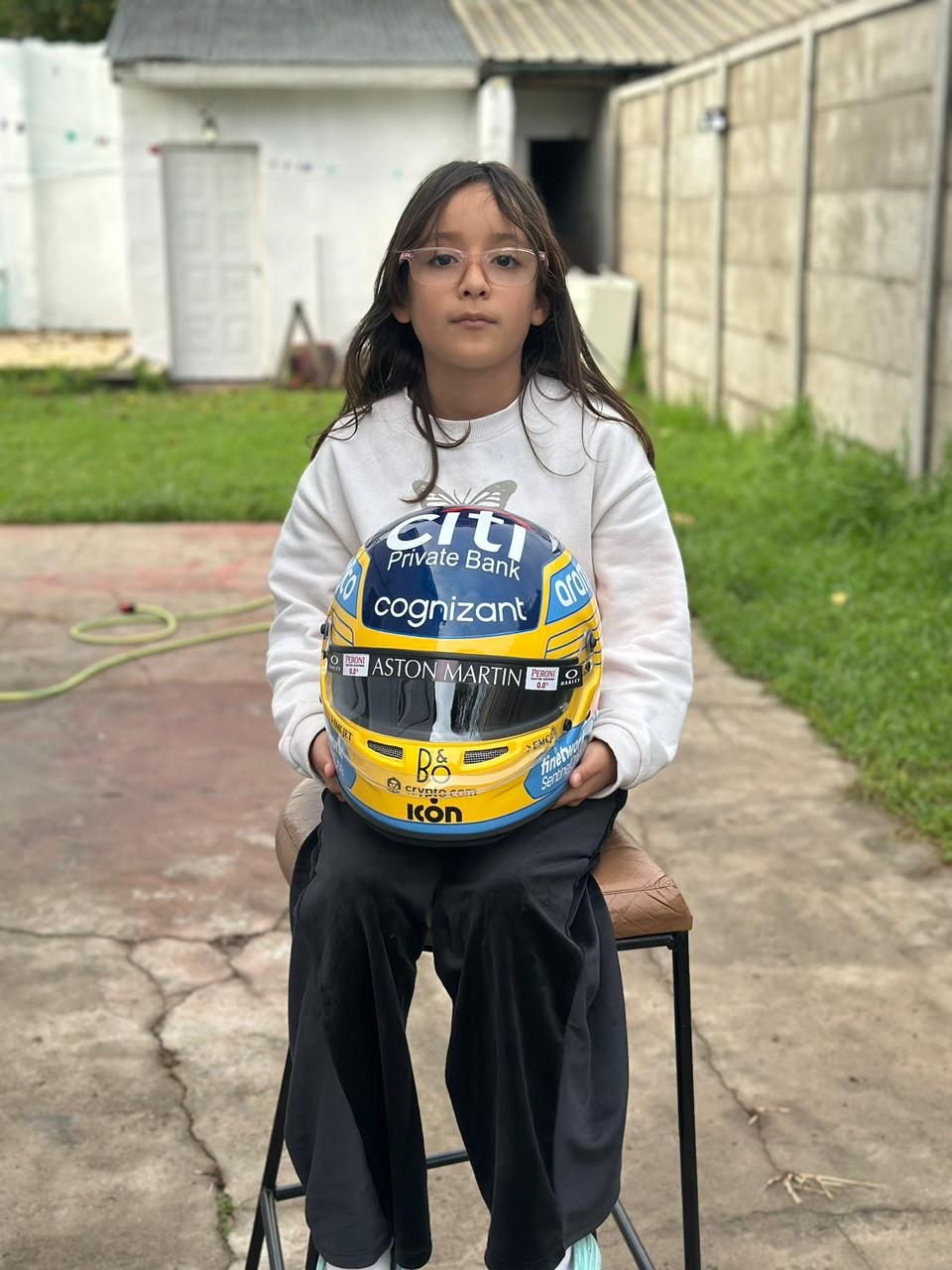 Fernando Alonso Aston Martin F1 Helmet Replica – 2023 Season Edition