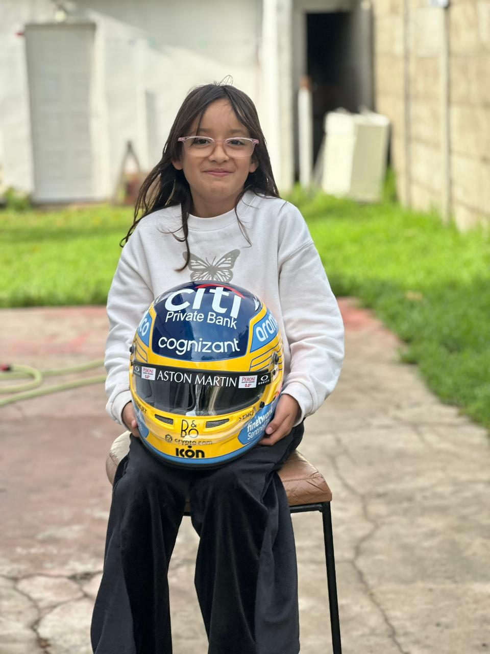 Fernando Alonso Aston Martin F1 Helmet Replica – 2023 Season Edition