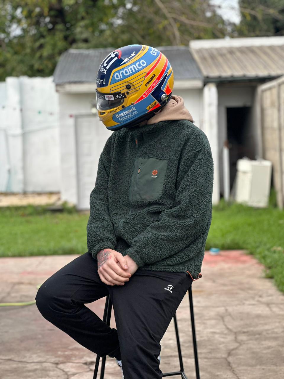 Fernando Alonso Aston Martin F1 Helmet Replica – 2023 Season Edition