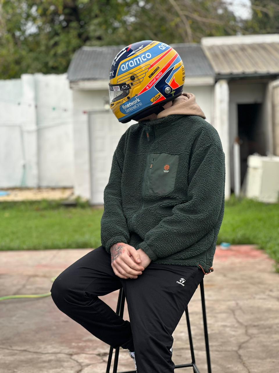 Fernando Alonso Aston Martin F1 Helmet Replica – 2023 Season Edition
