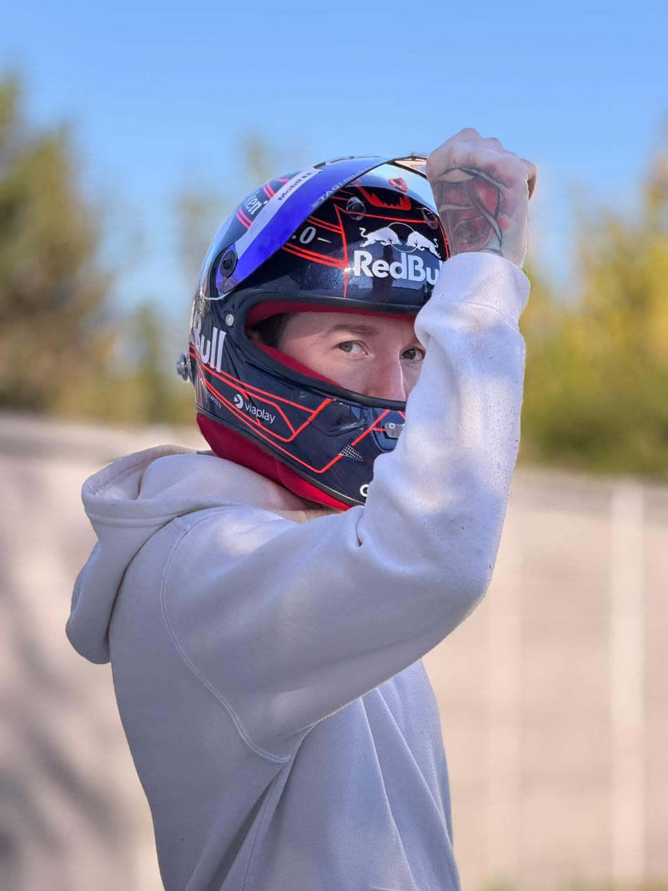 Max Verstappen Red Bull Racing F1 Helmet Replica – Dark Edition