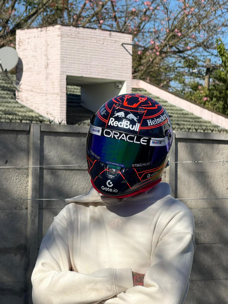 Max Verstappen Red Bull Racing F1 Helmet Replica – Dark Edition