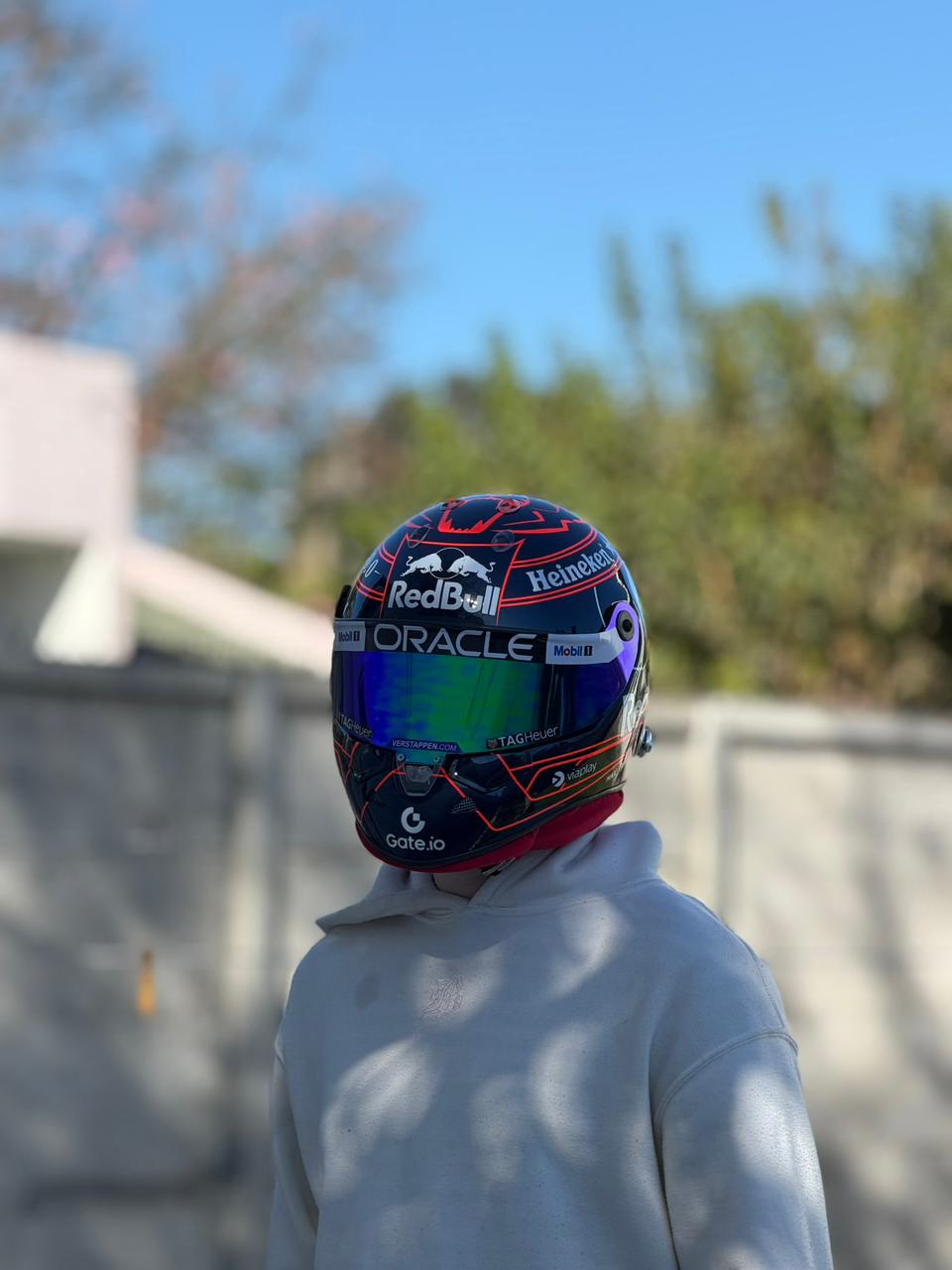 Max Verstappen Red Bull Racing F1 Helmet Replica – Dark Edition