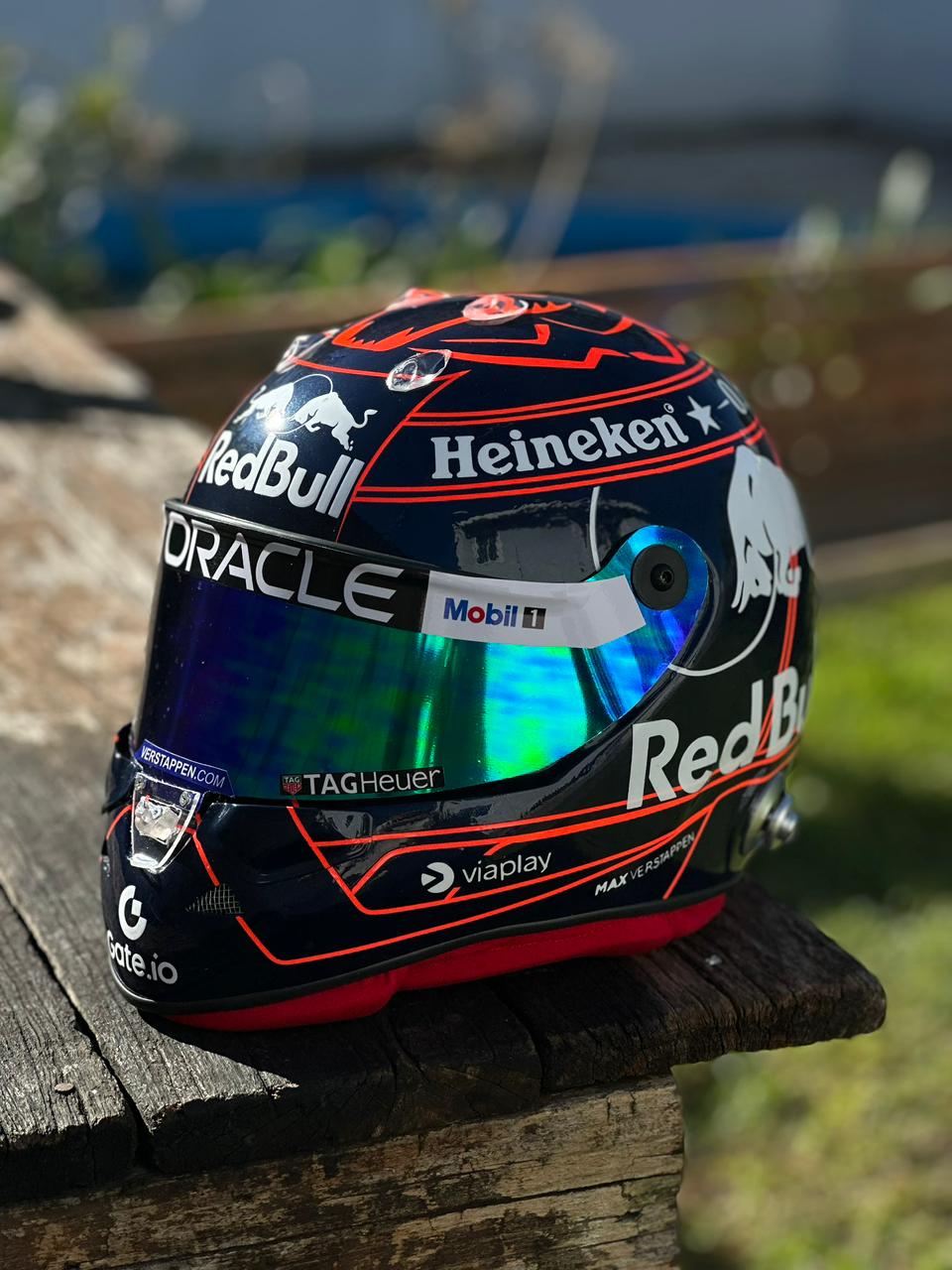 Max Verstappen Red Bull Racing F1 Helmet Replica – Dark Edition