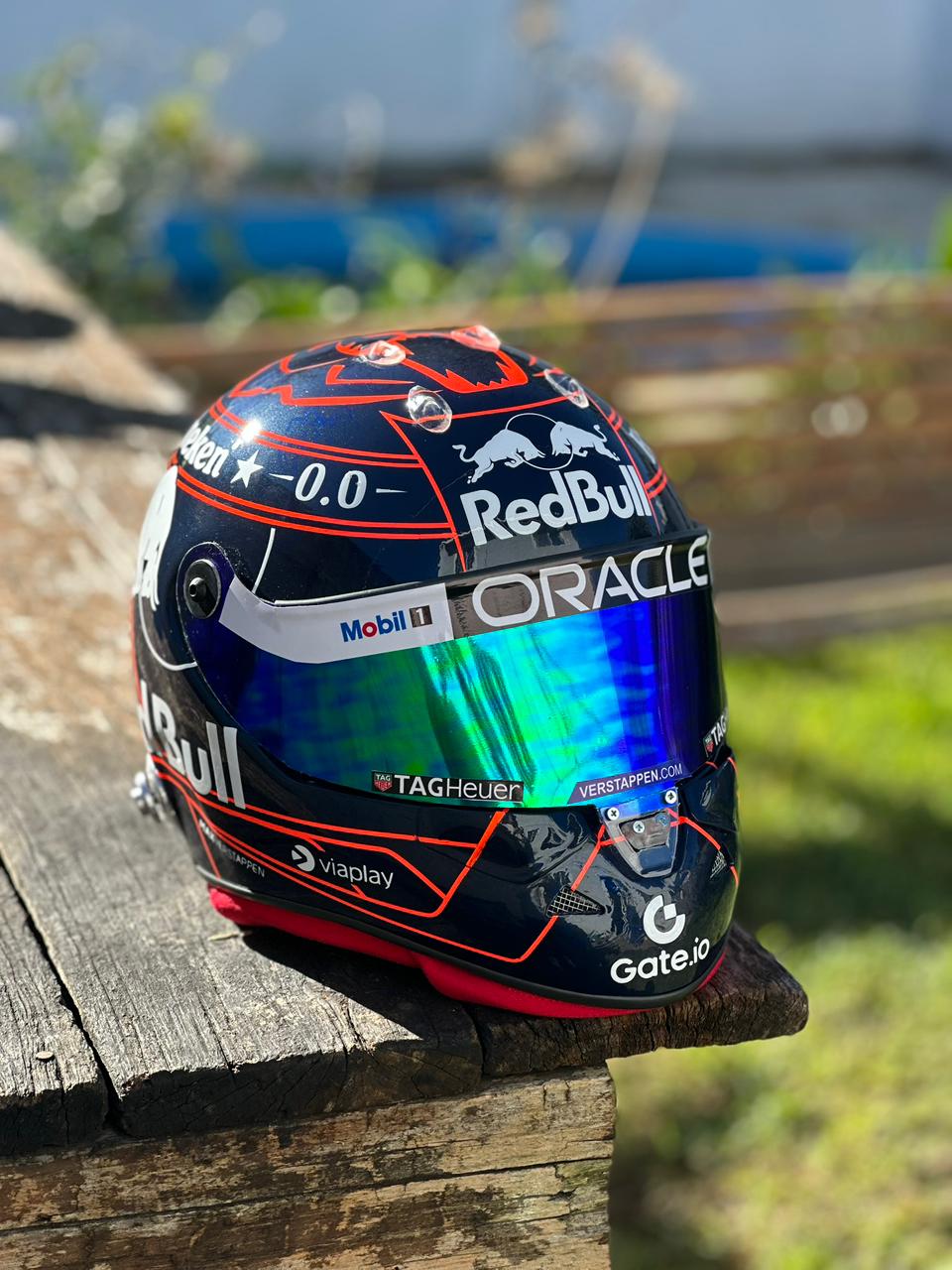 Max Verstappen Red Bull Racing F1 Helmet Replica – Dark Edition