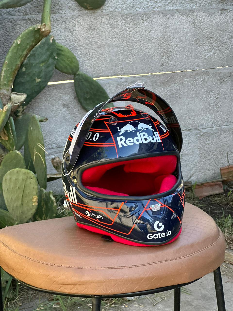 Max Verstappen Red Bull Racing F1 Helmet Replica – Dark Edition