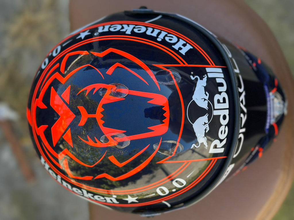 Max Verstappen Red Bull Racing F1 Helmet Replica – Dark Edition