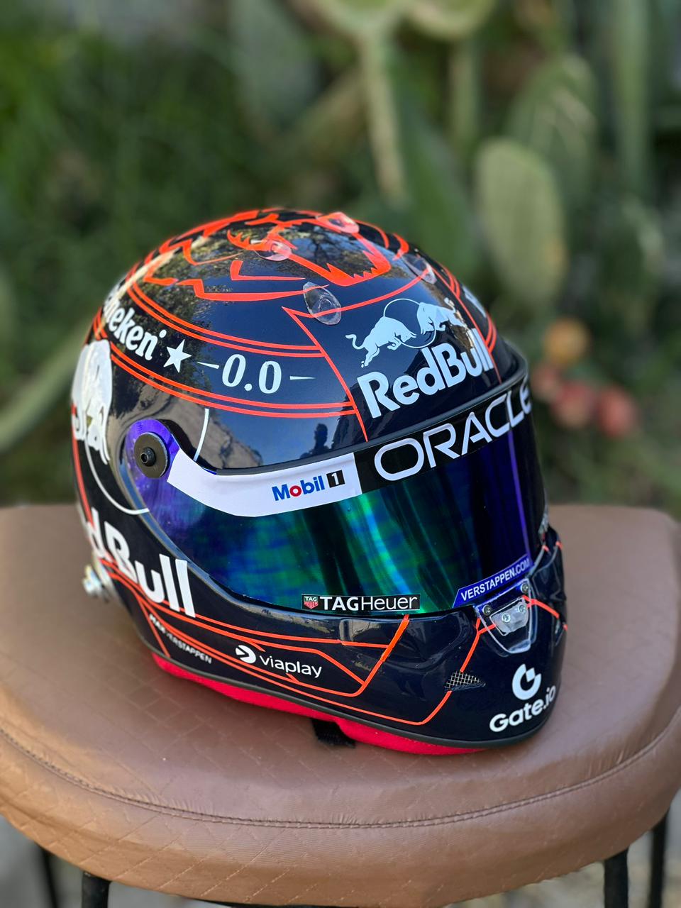 Max Verstappen Red Bull Racing F1 Helmet Replica – Dark Edition