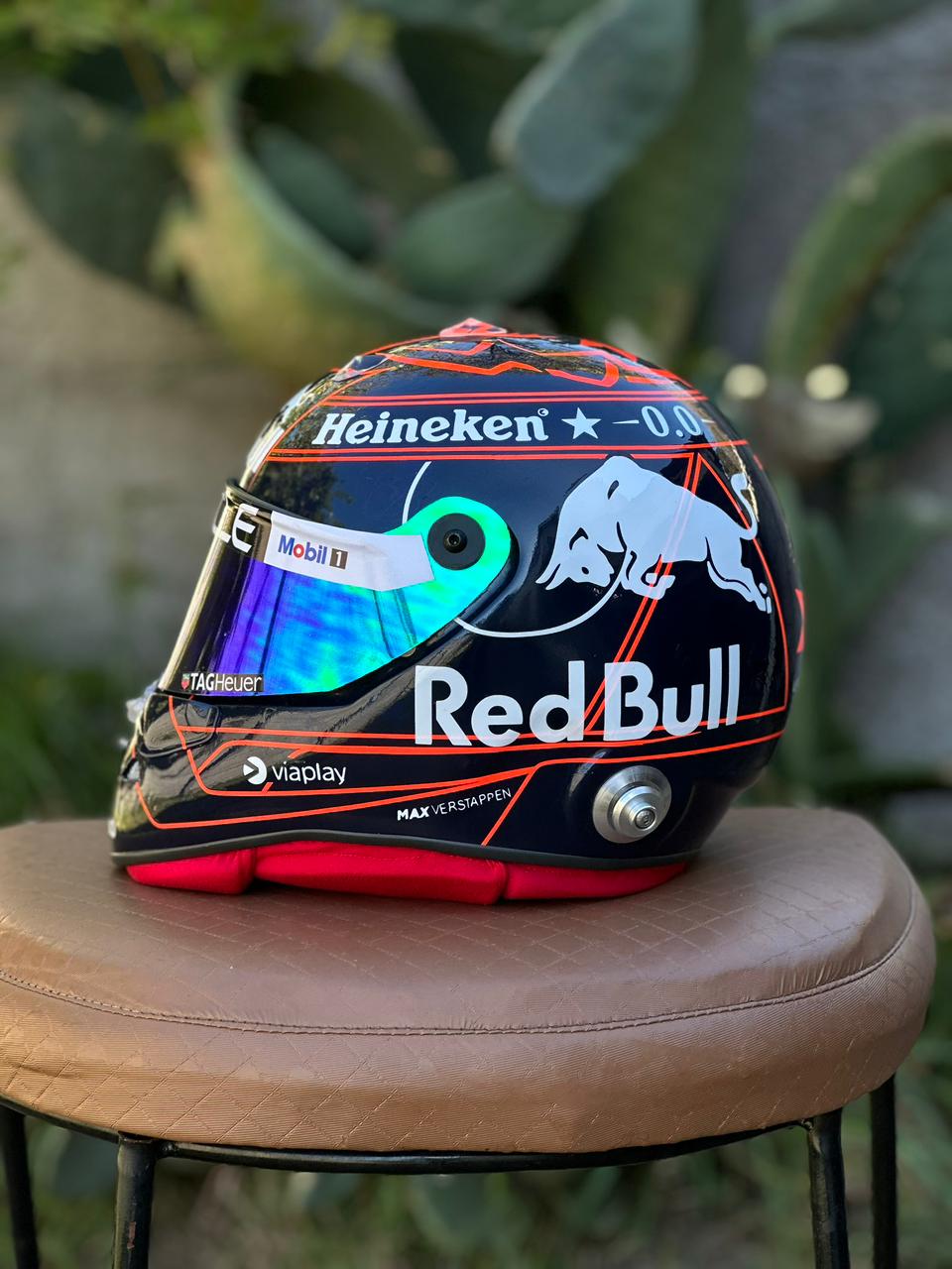 Max Verstappen Red Bull Racing F1 Helmet Replica – Dark Edition