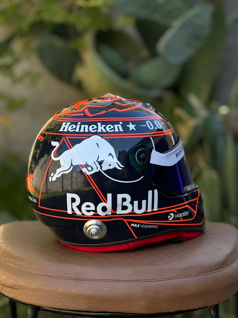 Max Verstappen Red Bull Racing F1 Helmet Replica – Dark Edition