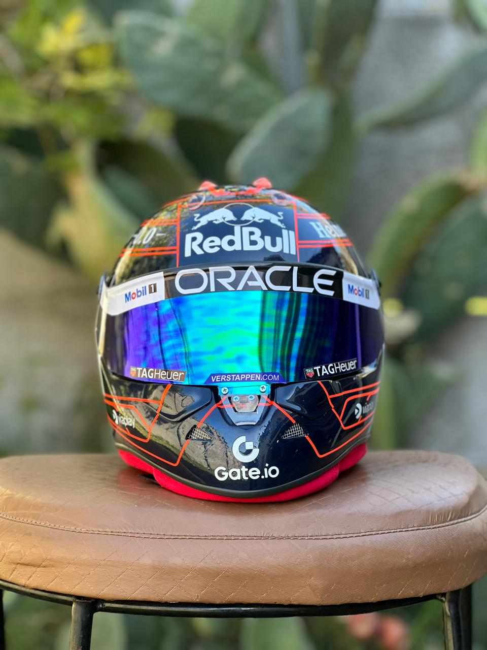 Max Verstappen Red Bull Racing F1 Helmet Replica – Dark Edition