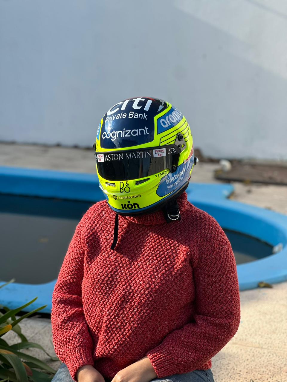 Aston Martin Formula 1 Helmet Replica – Fernando Alonso Inspired Edition