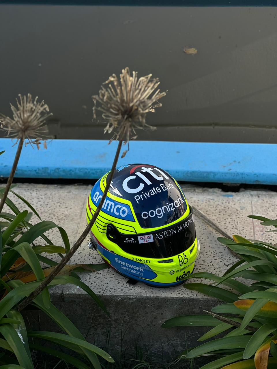 Aston Martin Formula 1 Helmet Replica – Fernando Alonso Inspired Edition