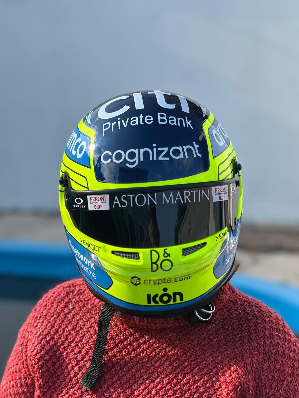 Aston Martin Formula 1 Helmet Replica – Fernando Alonso Inspired Edition