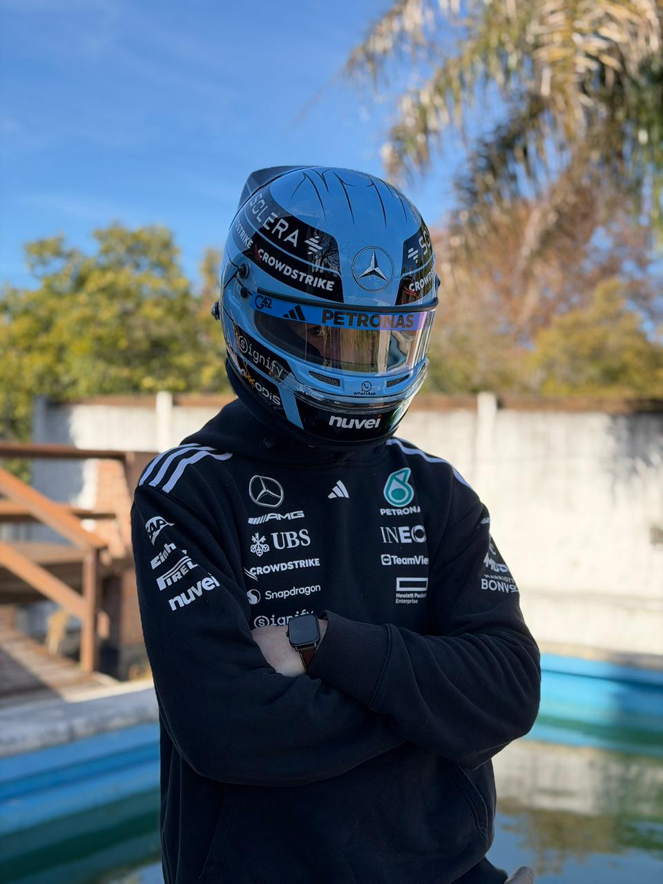 George Russell 2024 F1 Helmet Replica | 1:1 Formula 1 Display Helmet