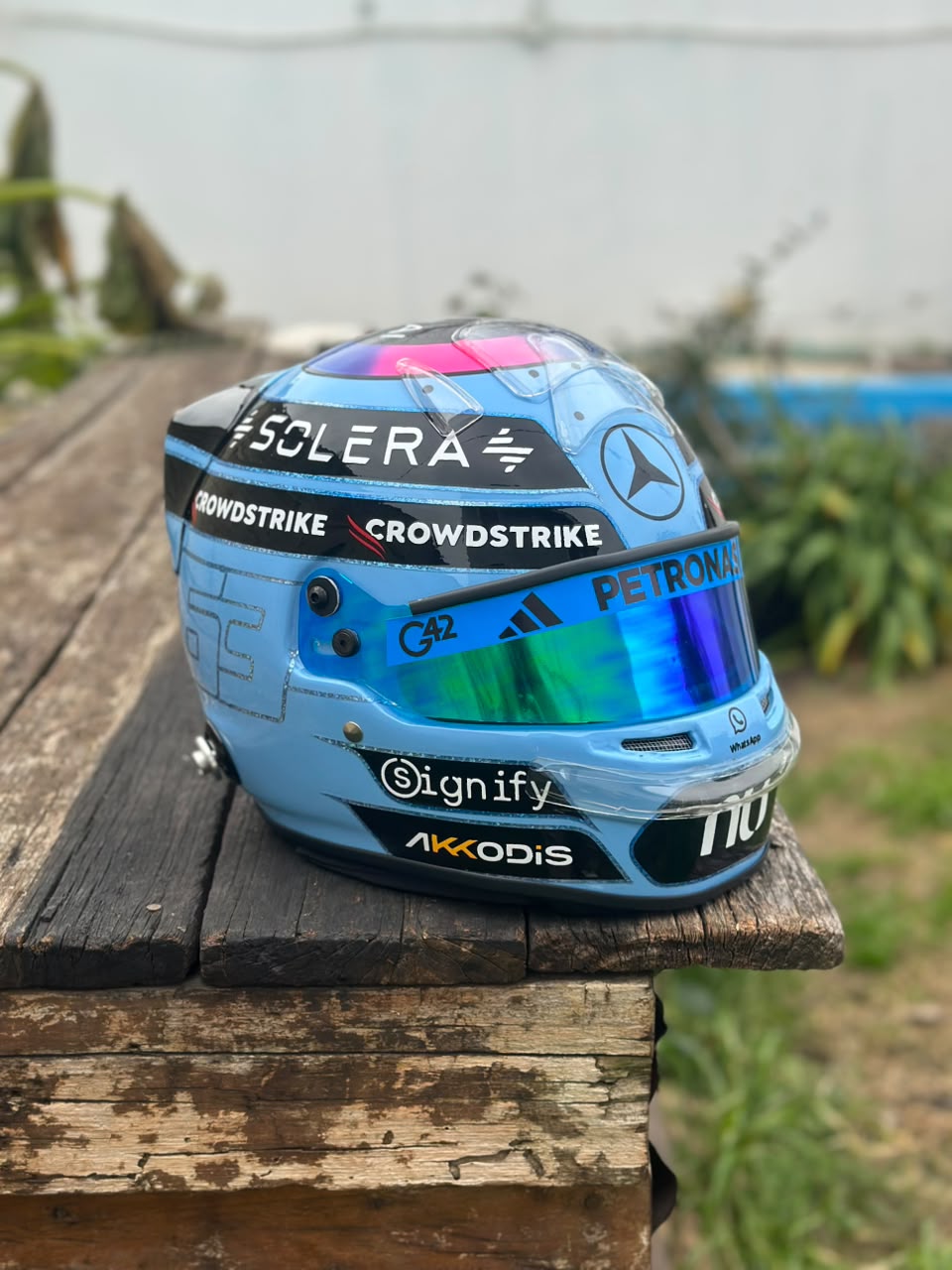 🏁 George Russell 2026 Helmet 💙