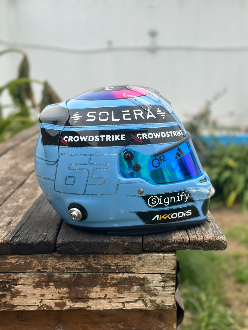 🏁 George Russell 2026 Helmet 💙