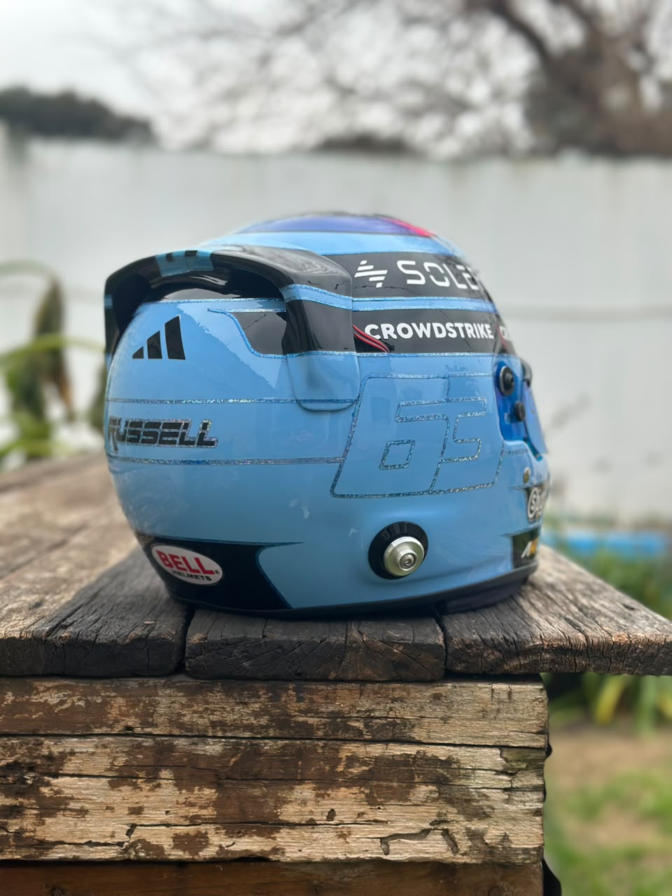 🏁 George Russell 2026 Helmet 💙